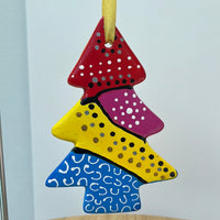Hand Painted Tree Shaped Ornament