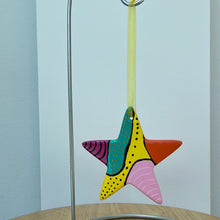 Load image into Gallery viewer, Hand Painted Star Shaped Ornament