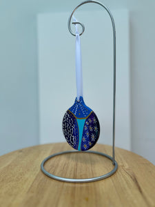 Hand Painted  Ceramic Ornament