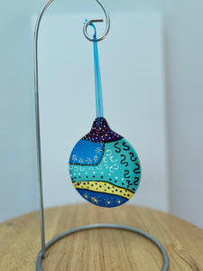 Hand Painted  Ceramic Ornament