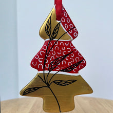 Load image into Gallery viewer, Hand Painted Tree Shaped Ornament