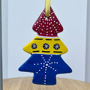 Hand Painted Tree Shaped Ornament