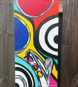 12” X 24” Abstract Painting