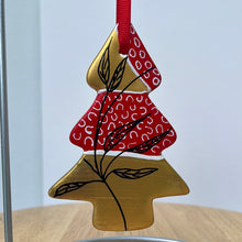 Load image into Gallery viewer, Hand Painted Tree Shaped Ornament
