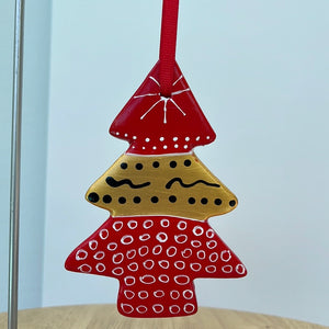 Hand Painted Tree Shaped Ornament