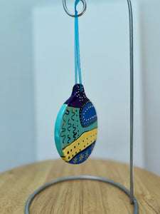 Hand Painted  Ceramic Ornament