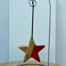 Load image into Gallery viewer, Hand Painted Star Shaped Ornament