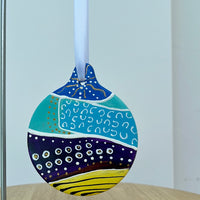 Hand Painted  Ceramic Ornament