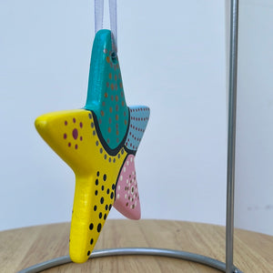 Hand Painted Star Shaped Ornament