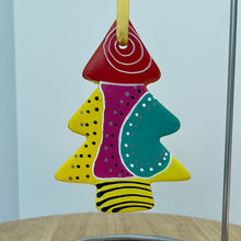 Load image into Gallery viewer, Hand  Painted Tree Shaped Ornament