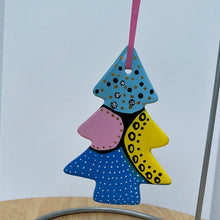 Load image into Gallery viewer, Hand Painted Tree Shaped Ornament