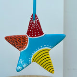 Hand Painted Star Shaped Ornament