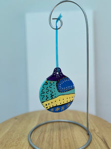 Hand Painted  Ceramic Ornament
