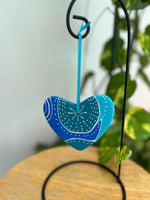 Hand Painted Heart Ornament