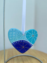Load image into Gallery viewer, Hand Painted Heart Sahped  Ornament