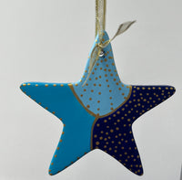 Hand Painted Star Shaped Ornament