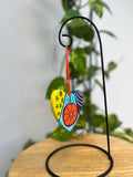 Hand Painted Heart Shaped Ornament