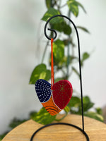 Hand Painted Heart Shaped Ornament