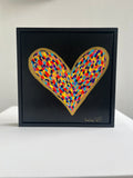 Happy Heart 12 x 12 framed artwork