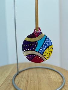Hand Painted  Ceramic Ornament