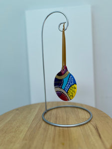 Hand Painted  Ceramic Ornament