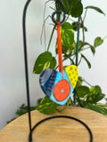 Hand Painted Heart Shaped Ornament