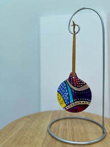 Hand Painted  Ceramic Ornament