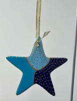 Hand Painted Star Shaped Ornament