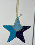 Hand Painted Star Shaped Ornament