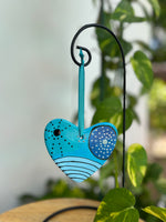 Hand Painted Heart Ornament