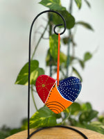 Hand Painted Heart Shaped Ornament