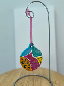 Hand Painted  Ceramic Ornament
