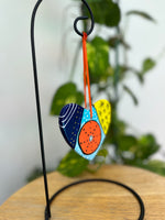 Hand Painted Heart Shaped Ornament