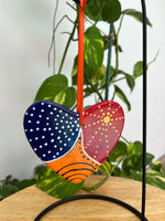 Hand Painted Heart Shaped Ornament