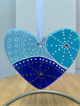 Load image into Gallery viewer, Hand Painted Heart Sahped  Ornament
