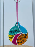 Hand Painted  Ceramic Ornament