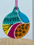 Hand Painted  Ceramic Ornament