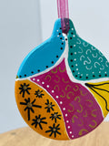 Hand Painted  Ceramic Ornament