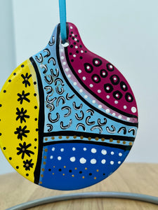 Hand Painted  Ceramic Ornament