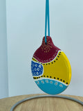 Hand Painted  Ceramic Ornament