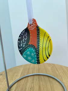 Hand Painted  Ceramic Ornament