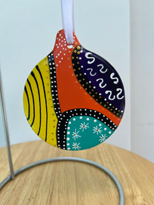 Hand Painted  Ceramic Ornament