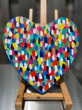 Load image into Gallery viewer, Original Heart Shaped Canvas Art