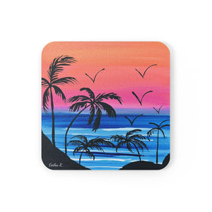 Corkwood Coaster Set