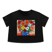 Load image into Gallery viewer, Women&#39;s Flowy Cropped Tee