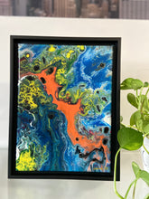 Load image into Gallery viewer, Framed Acrylic Painting 9” x 12”