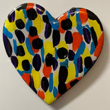 Resin Heart Magnet Original Art