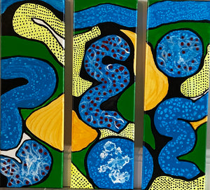 SOLD OUT ‼️ Acrylic  Painting Triptych