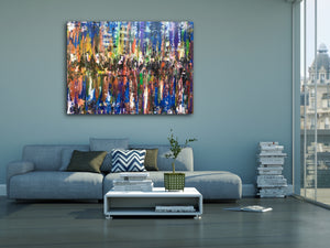 36” x 48”  Abstract Acrylic Painting