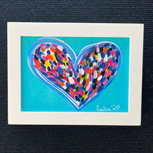 Load image into Gallery viewer, Happy Heart Framed Original Art  5 x 7